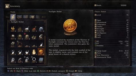 dark souls sunlight|Sunlight Medal .